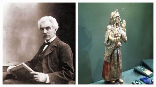 نمایش مجسمه مریم مجدلیه در موزه آرایه های تاریخی