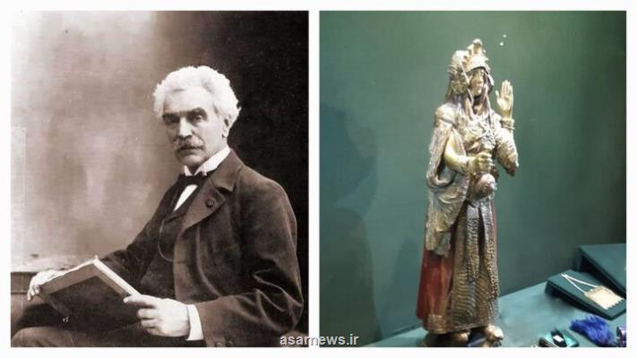 نمایش مجسمه مریم مجدلیه در موزه آرایه های تاریخی