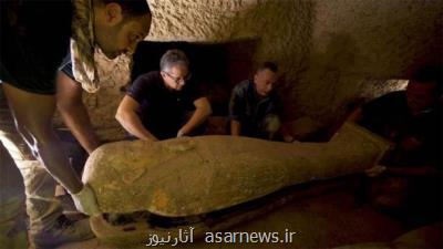 كشف ۱۳ تابوت مهر و موم ۲۵۰۰ساله در مصر