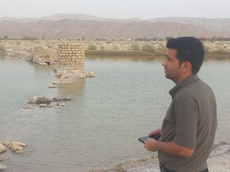 یکی از مخروطه های ترنه در کوخرد بستک از بین رفته است