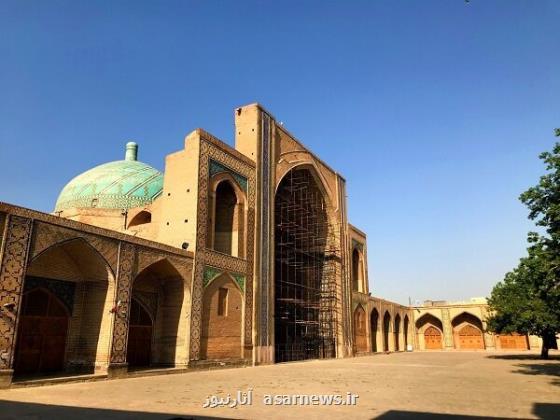بعد از ۱۵ سال بالاخره داربست های این مسجد جمع آوری شد