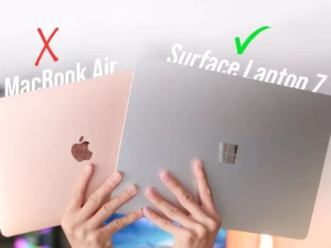 سرفیس لپ تاپ ۷ در برابر مک بوک ایر M3