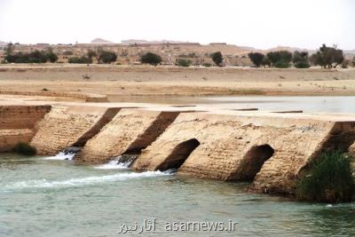 به زیر آب رفتن بند میزان شوشتر طبیعی است